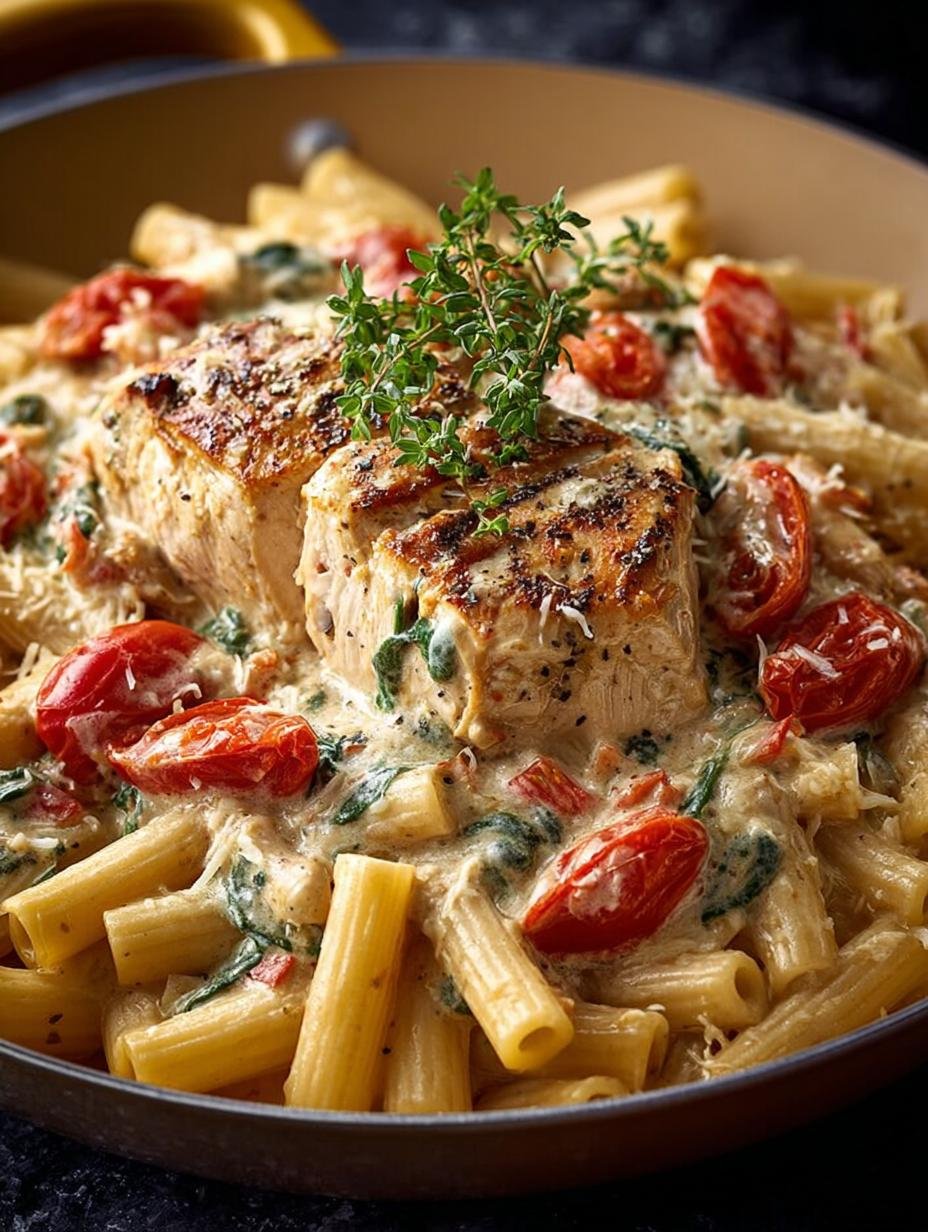 Delicious Creamy Tuscan Chicken Pasta Recipe to Savor - Creamy Tuscan Chicken Pasta - additional detail