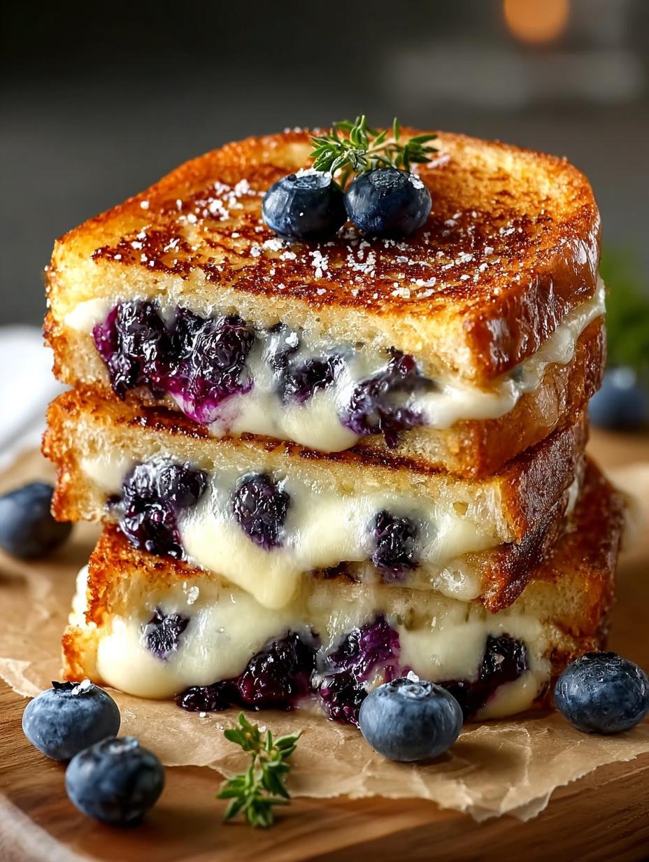 Crispy Blueberry Grilled Cheese That Will Delight Your Palate - Crispy Blueberry Grilled Cheese - main visual representation