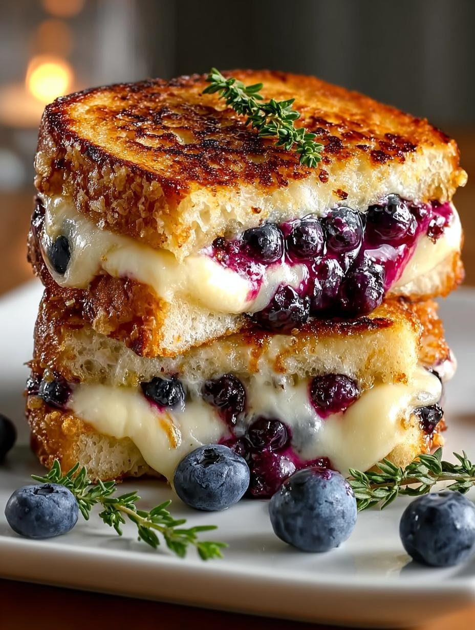 Crispy Blueberry Grilled Cheese That Will Delight Your Palate - Crispy Blueberry Grilled Cheese - additional detail