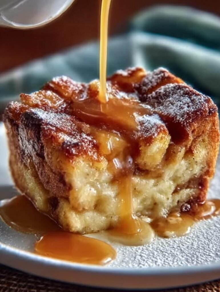 Croissant Bread Pudding with