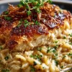 French Onion Chicken Orzo