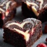 Fudgy Heart Shaped Brownies