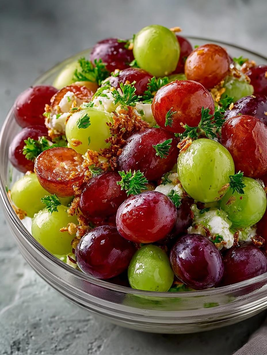 Delicious Grape Salad Recipe That Brightens Your Day - Grape Salad - additional detail