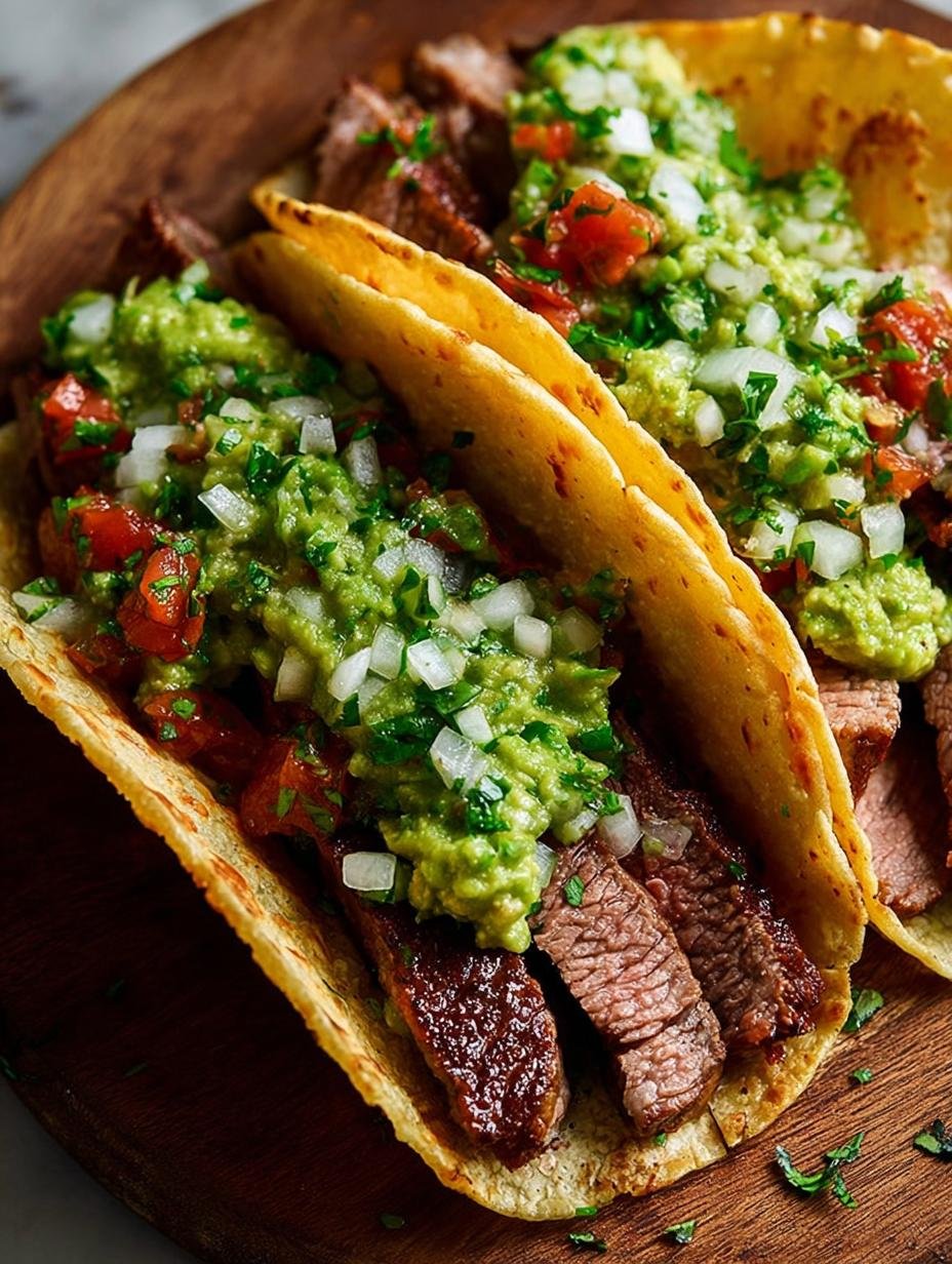 Grilled Steak Tacos with Avocado Salsa for a Flavorful Feast - Grilled Steak Tacos with - additional detail