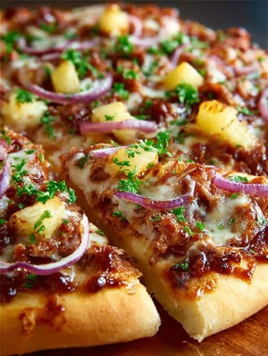 Hawaiian Bbq Pizza You
