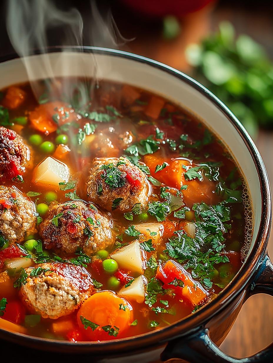 Hearty Vegetable Meatball Soup: 5 Comforting Benefits - Hearty Vegetable Meatball Soup - main visual representation