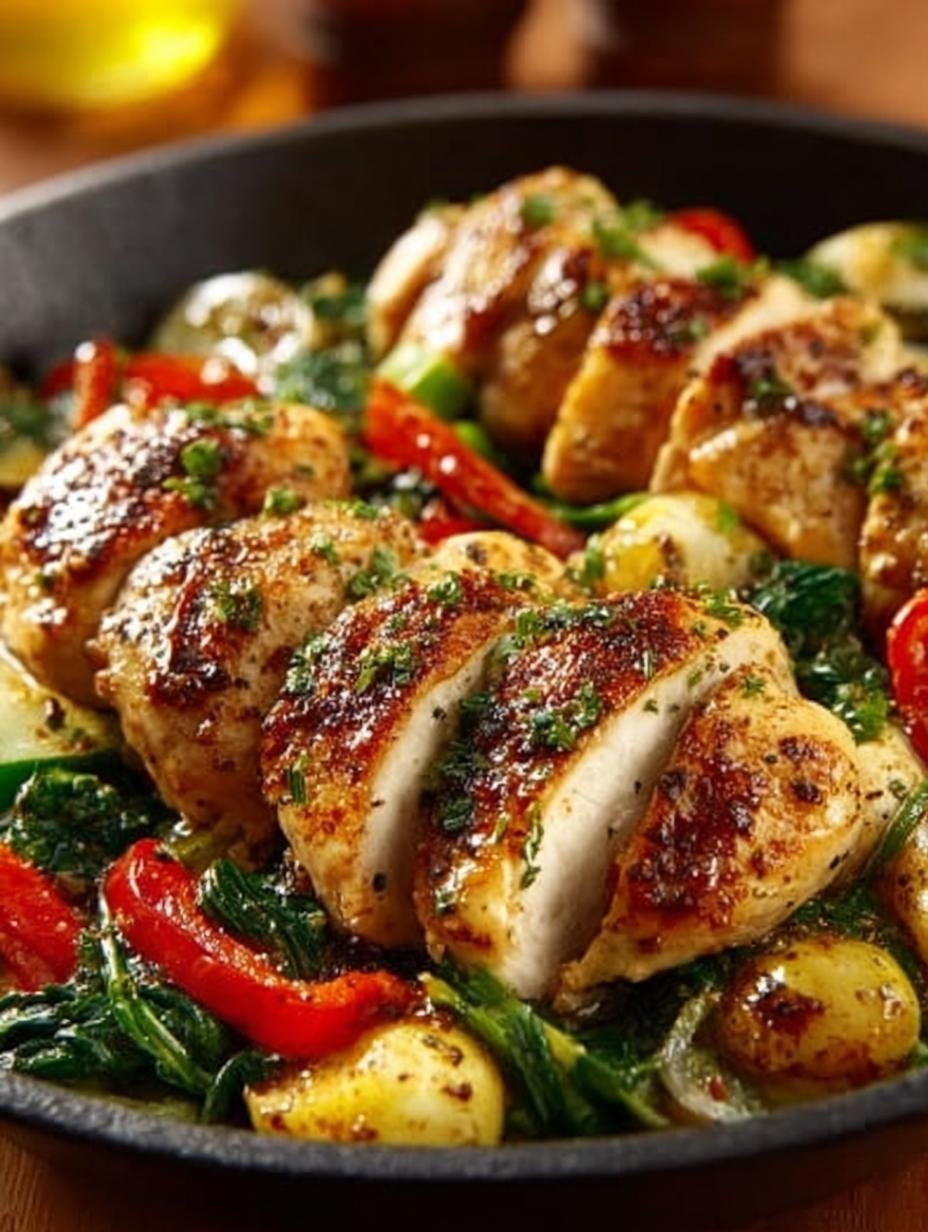 Easy High Protein Chicken Skillet: 7 Steps to Delight - High Protein Chicken Skillet - main visual representation