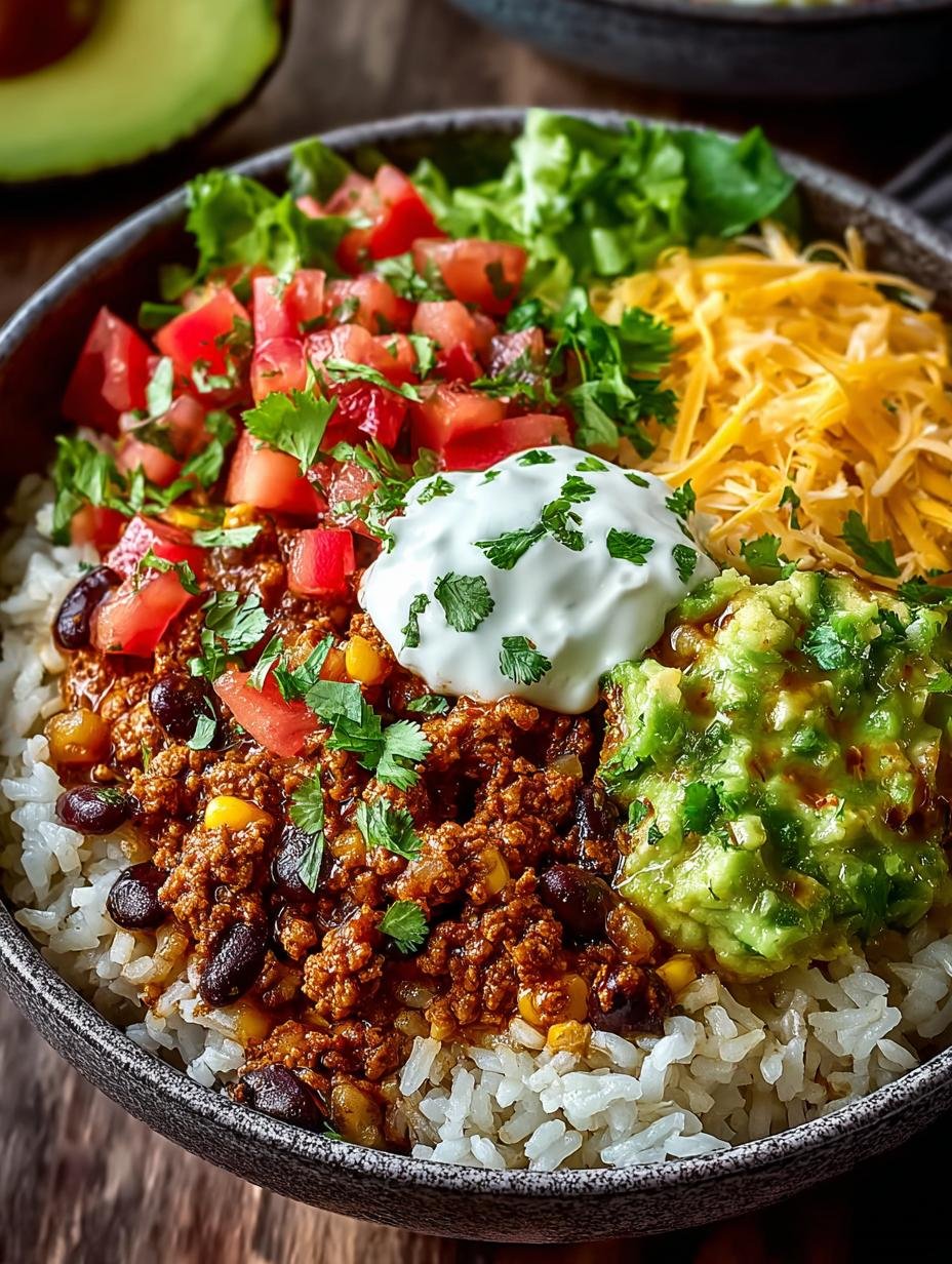 Irresistible Taco Rice Bowl: 5 Easy Recipes to Try - Irresistible Taco Rice Bowl - additional detail