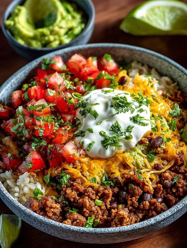 Irresistible Taco Rice Bowl