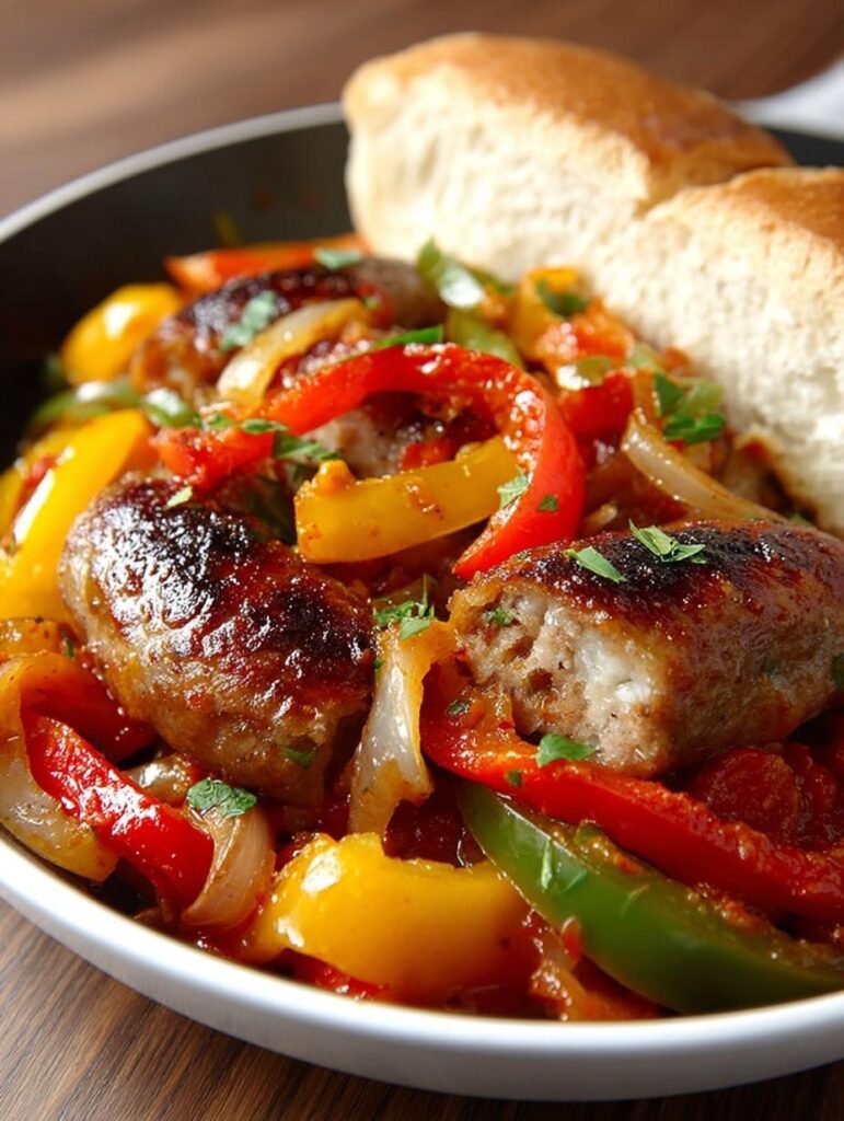 Italian Sausage Peppers Skillet
