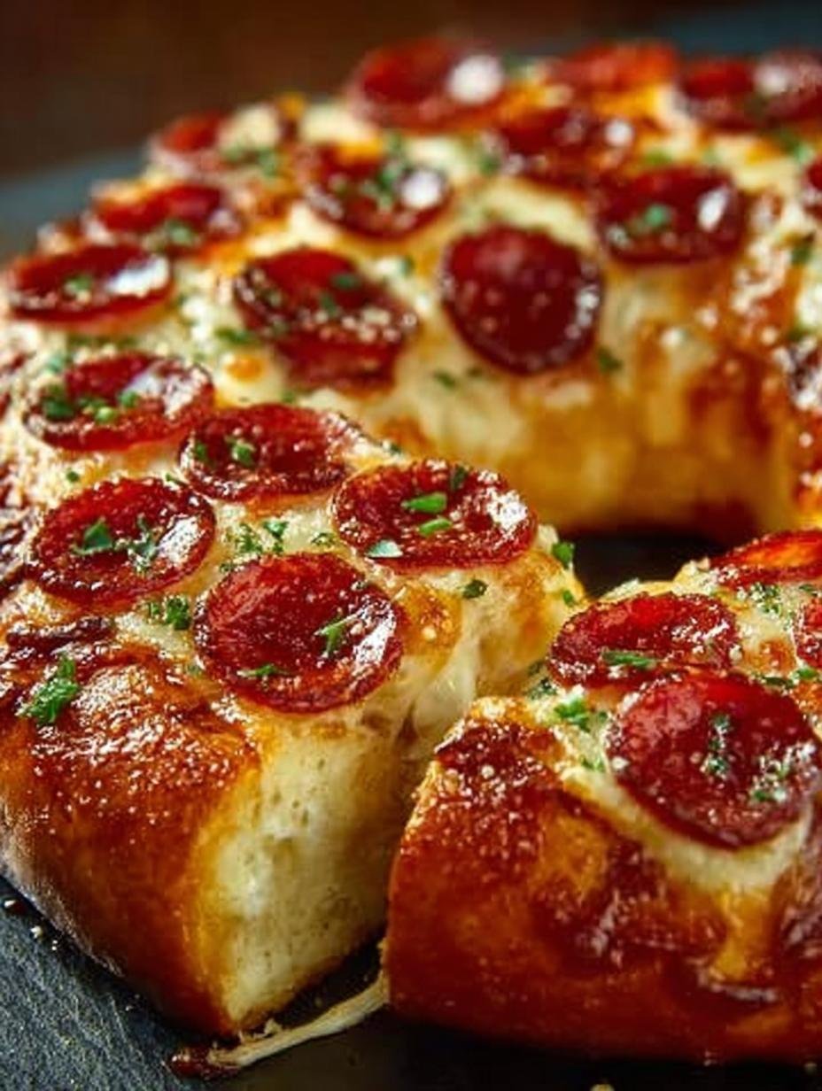 Jumbo Pepperoni Stuffed Pizza: A Flavorful Delight - Jumbo Pepperoni Stuffed Pizza - main visual representation
