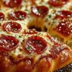 Jumbo Pepperoni Stuffed Pizza
