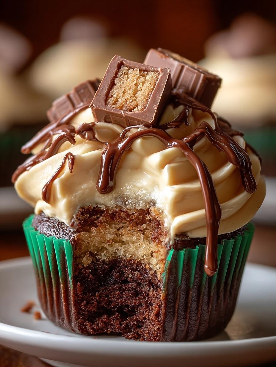 Delicious Kit Kat Candy Bar Cupcakes to Indulge In - Kit Kat Candy Bar - additional detail