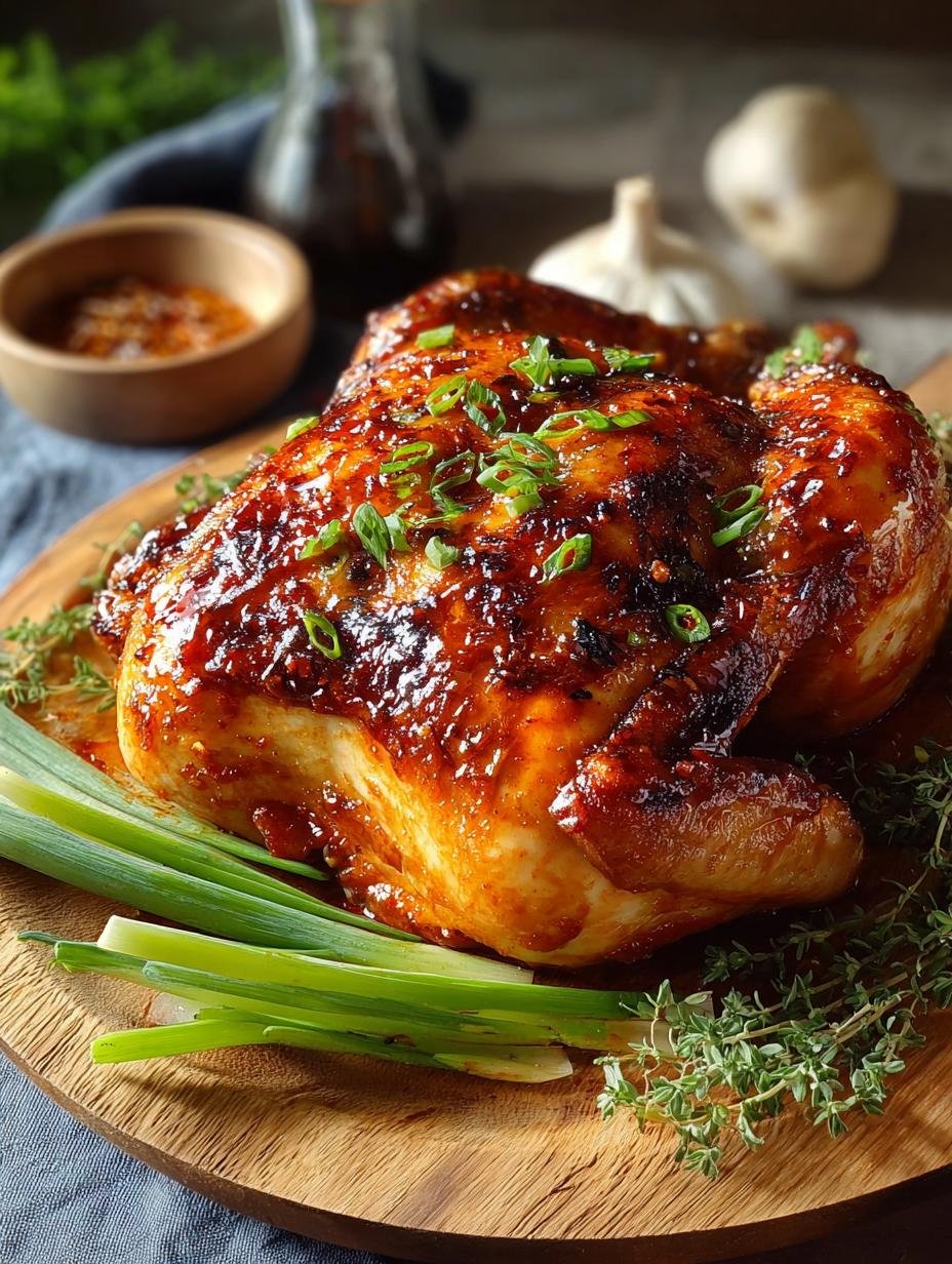 Delicious Korean Gochujang Roast Chicken Recipe - Korean Gochujang Roast Chicken - additional detail