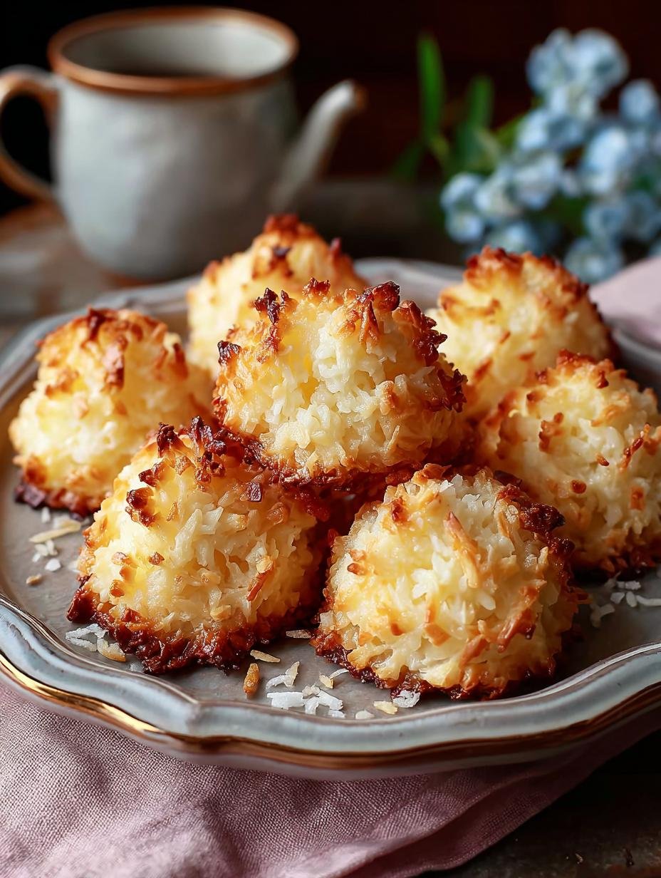 Lazy Day Coconut Macaroons: 5 Irresistible Treats - Lazy Day Coconut Macaroons - additional detail