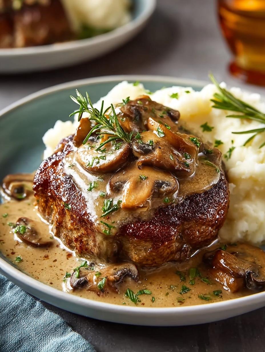 Mouthwatering Mushroom Keto Salisbury Steak Recipe You’ll Love - Mushroom Keto Salisbury Steak - additional detail