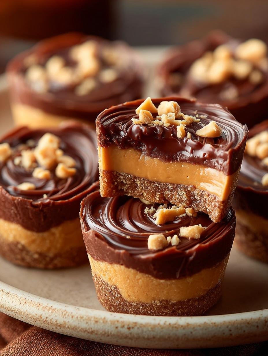 Peanut Butter Fudge Puddles: 24 Irresistible Bites - Peanut Butter Fudge Puddles - main visual representation