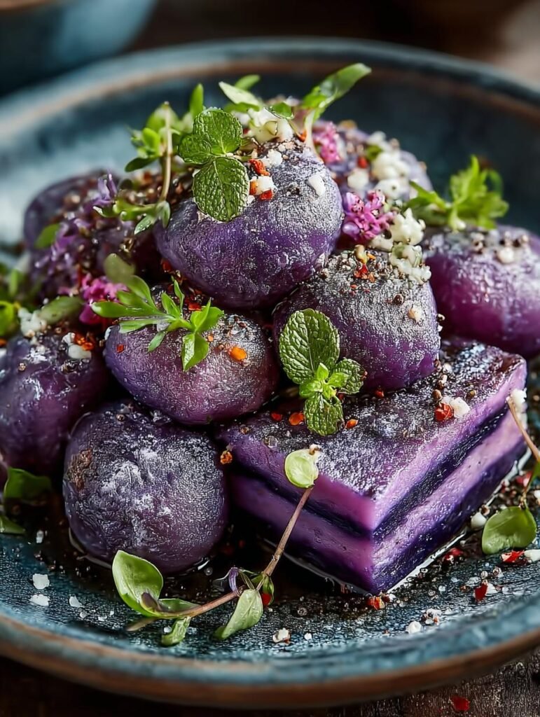 Purple Sweet Potato Gnocchi