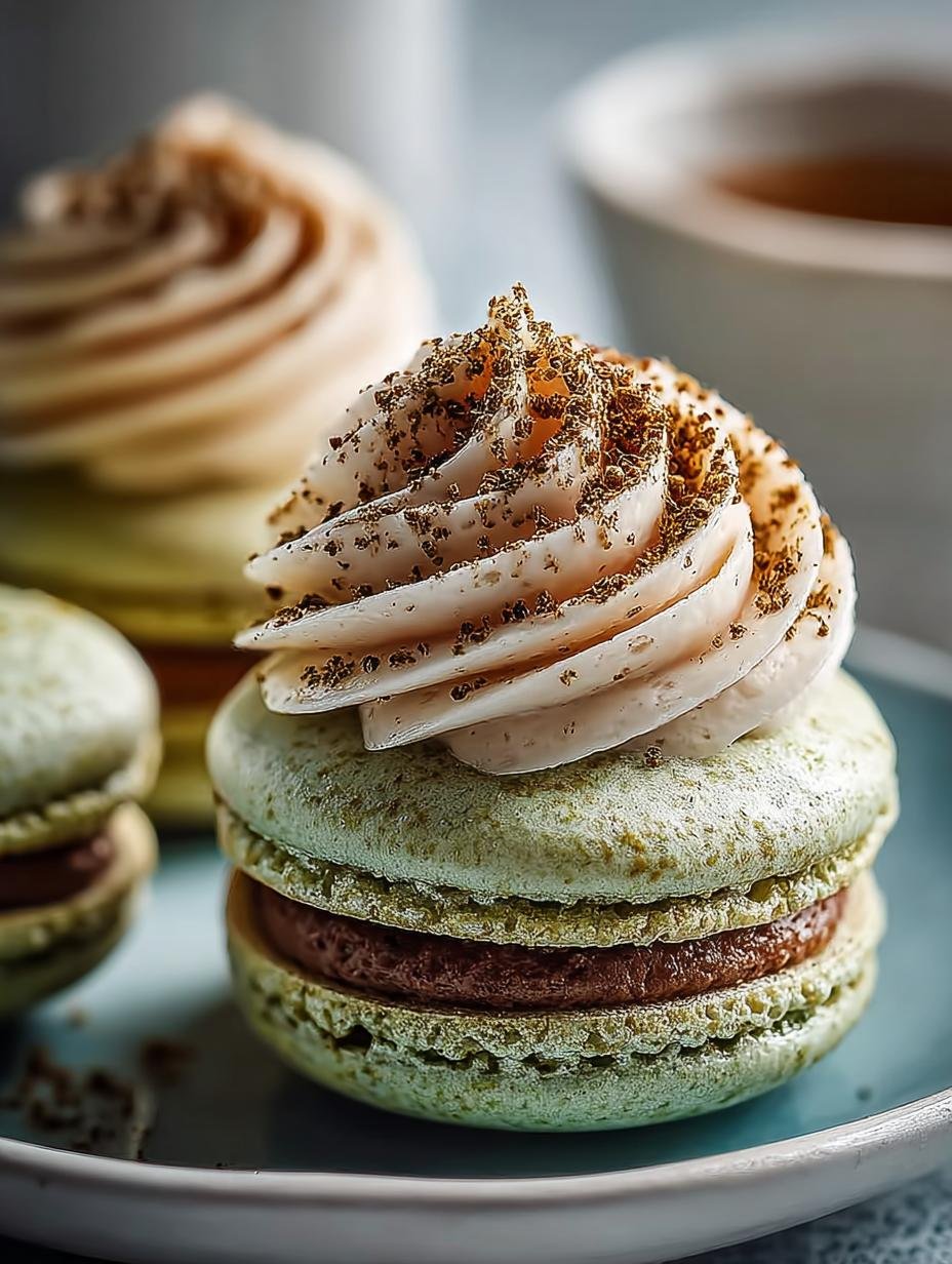 Recipe for Irresistible German Chocolate Macarons - Recipe - main visual representation