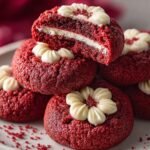 Red Velvet Blossom Cookies: 24 Chewy Delights 4 Red Velvet Blossom Cookies