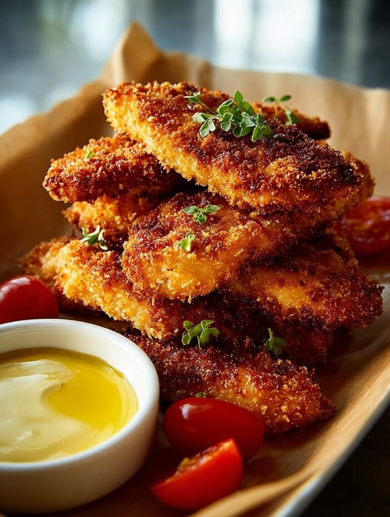Saltine Crusted Chicken Tenders