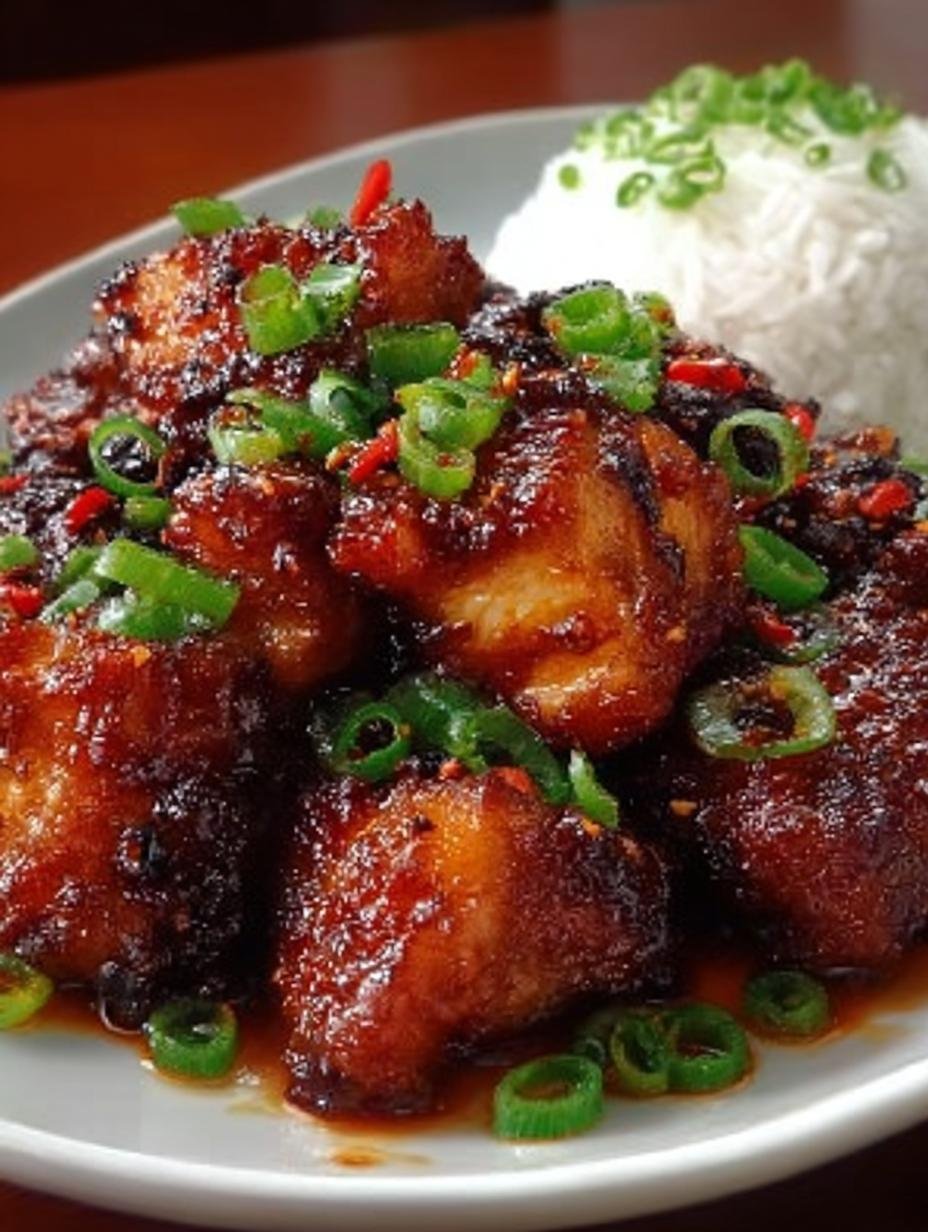 Savor Heat Spicy Gochujang Chicken: A Flavorful Delight - Savor Heat Spicy Gochujang - main visual representation