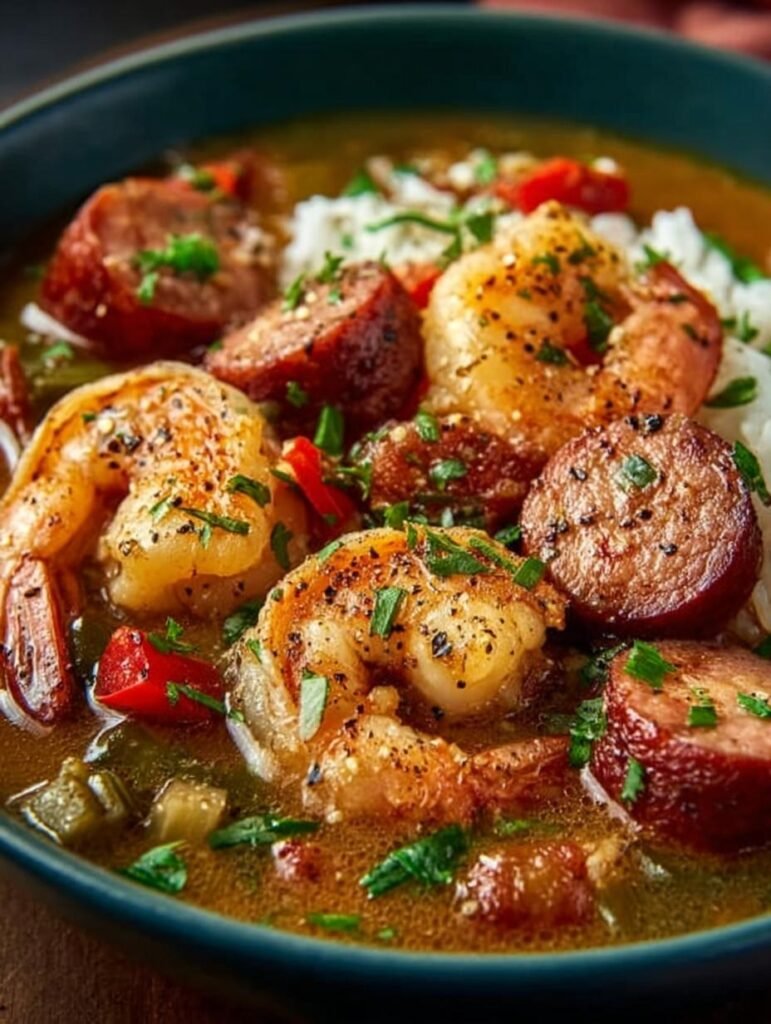 Shrimp Sausage Gumbo Incredible
