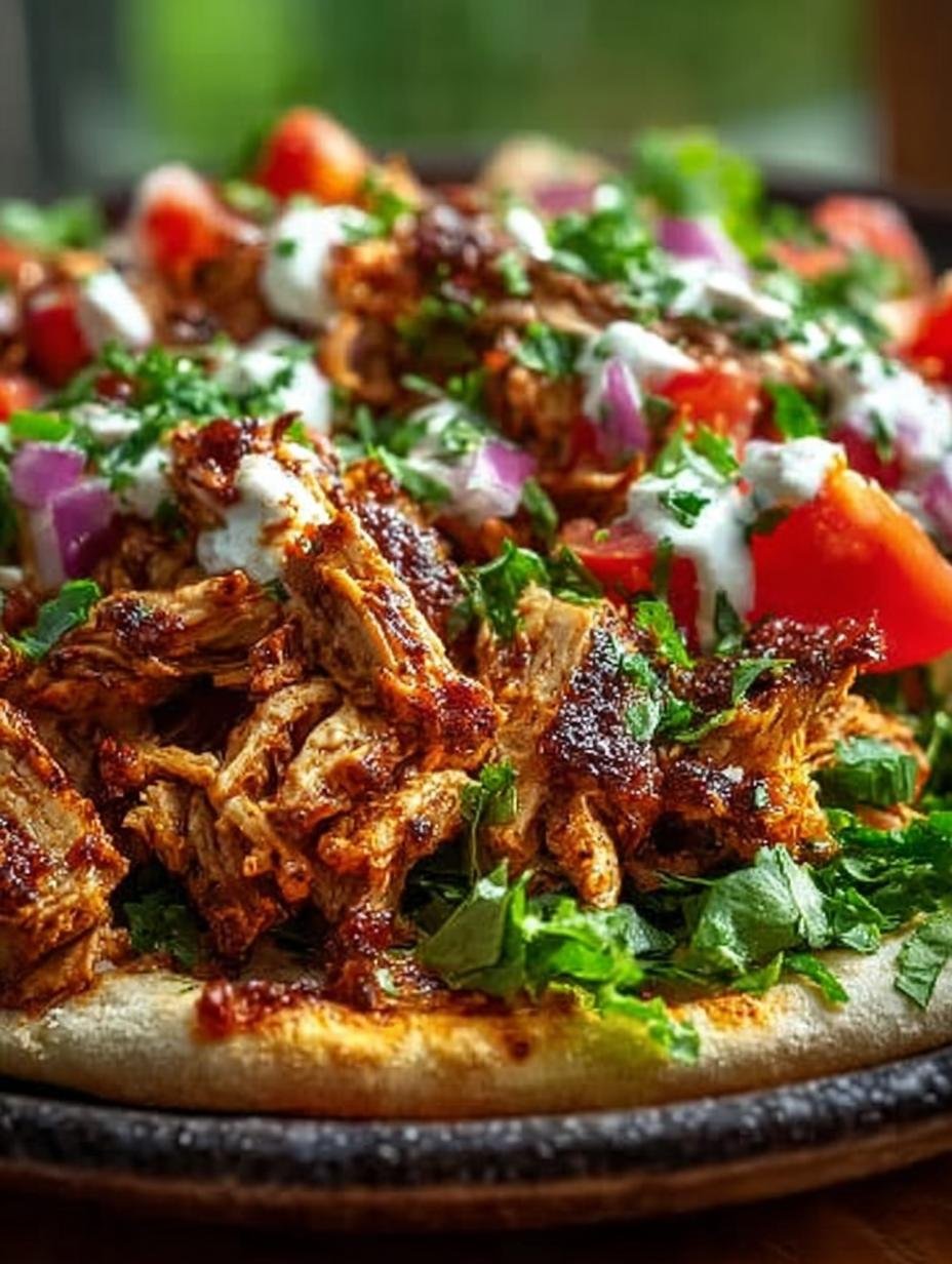 Slow Cooker Chicken Shawarma