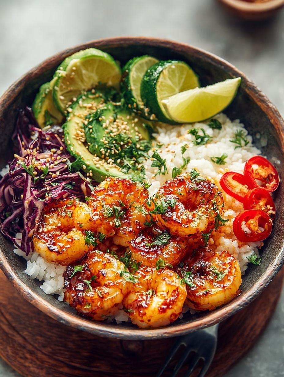 Spicy Shrimp Bowl with Flavorful Vegetables for a Quick Meal - Spicy Shrimp Bowl with - main visual representation