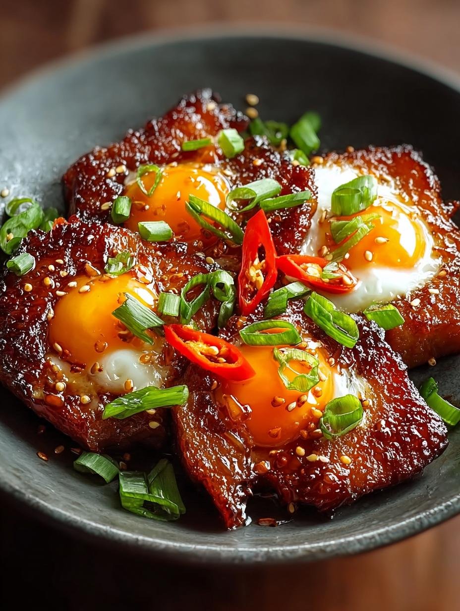 Spicy Sweet Sour Fried Eggs for a Zesty Breakfast Boost - Spicy Sweet Sour Fried - main visual representation