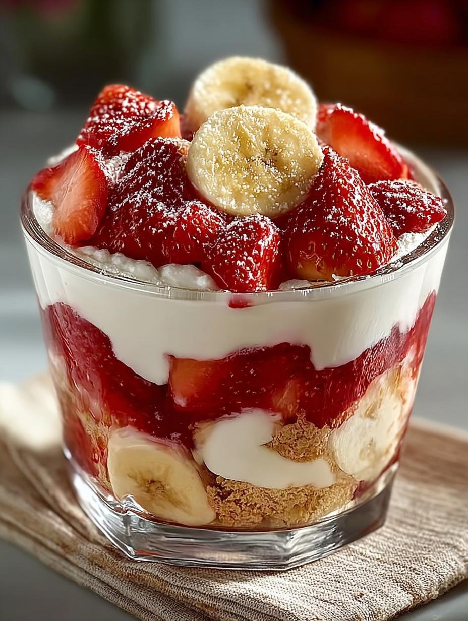 Strawberry Banana Pudding Dream: 8 Layers of Bliss - Strawberry Banana Pudding Dream - main visual representation