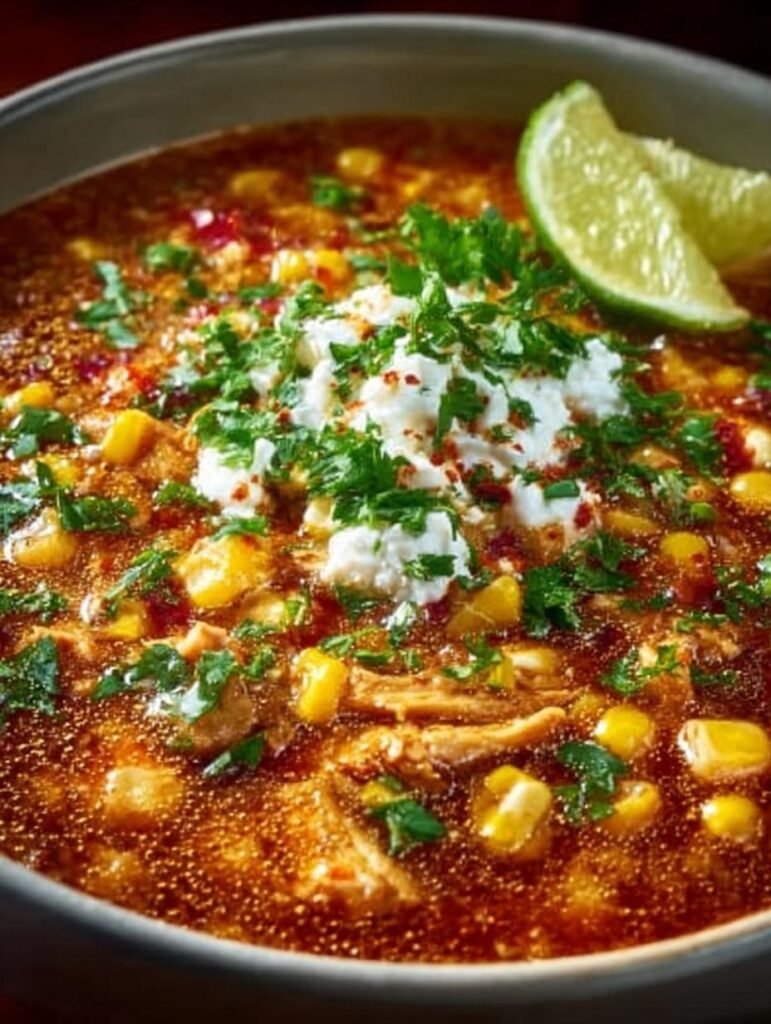 Street Corn Chicken Chili