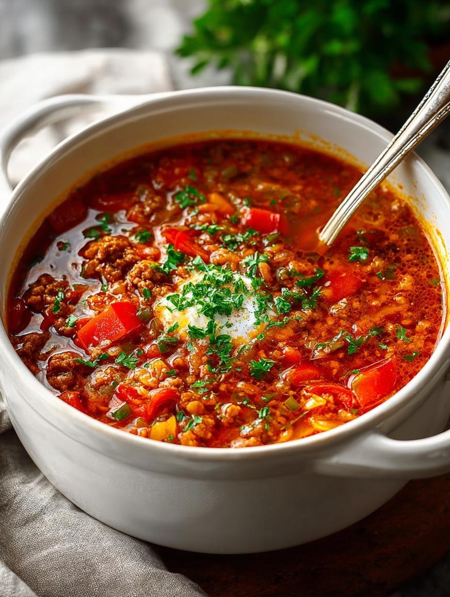 Stuffed Pepper Soup