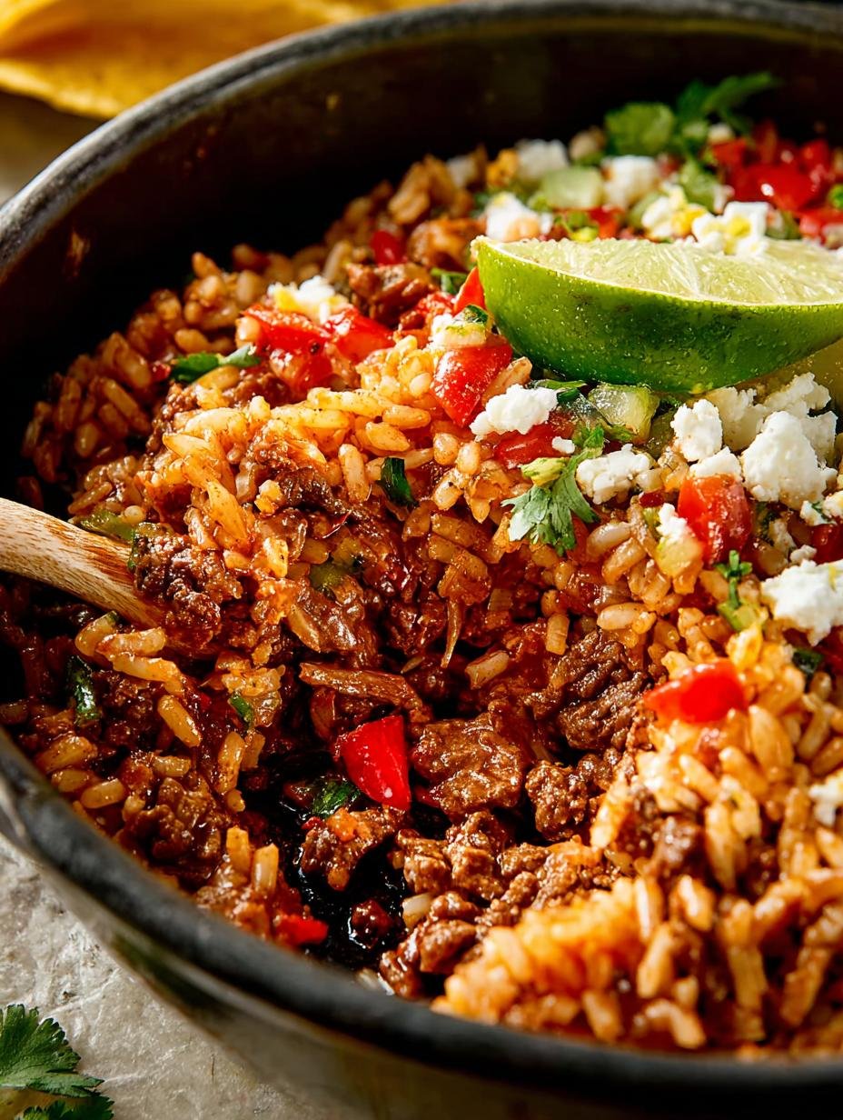 Taco Beef Rice Skillet: An Easy One-Pan Wonder - Taco Beef Rice Skillet - main visual representation