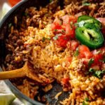 Taco Beef Rice Skillet