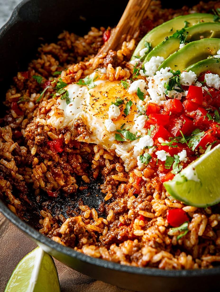 Taco Beef Rice Skillet: An Easy One-Pan Wonder - Taco Beef Rice Skillet - additional detail
