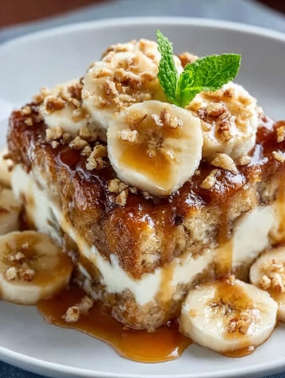 Tasty Banana Bread Pudding