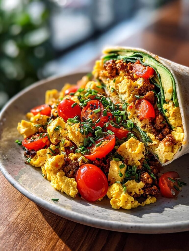 Vegan Tofu Scramble Breakfast