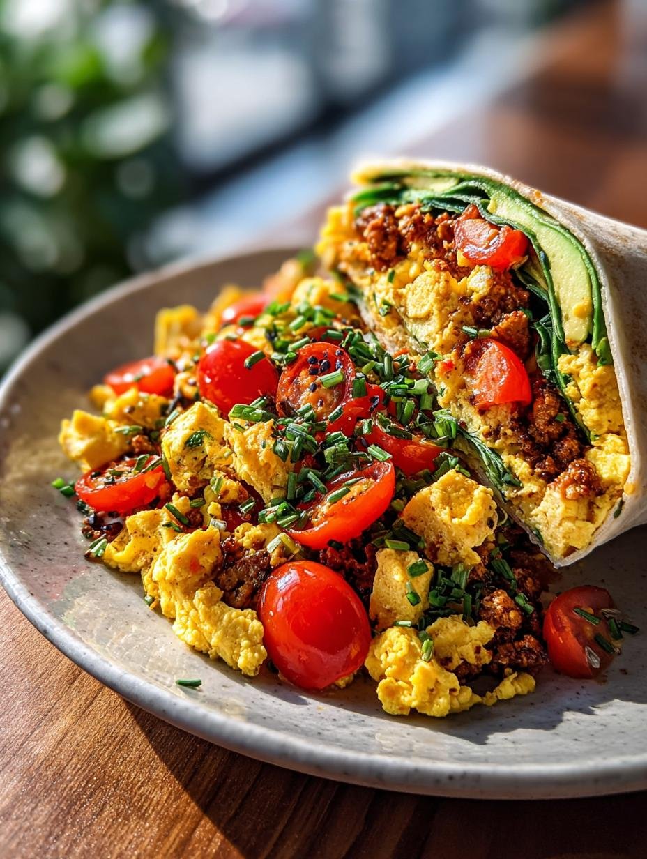 Vegan Tofu Scramble Breakfast