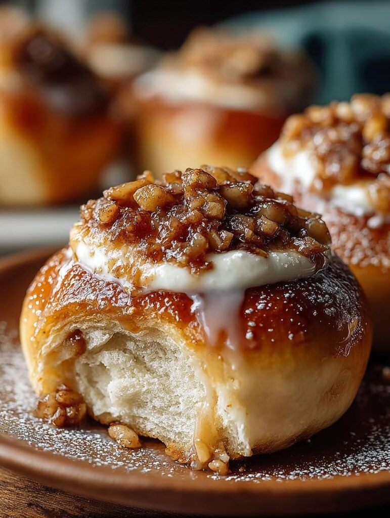 Apple Cheesecake Buns