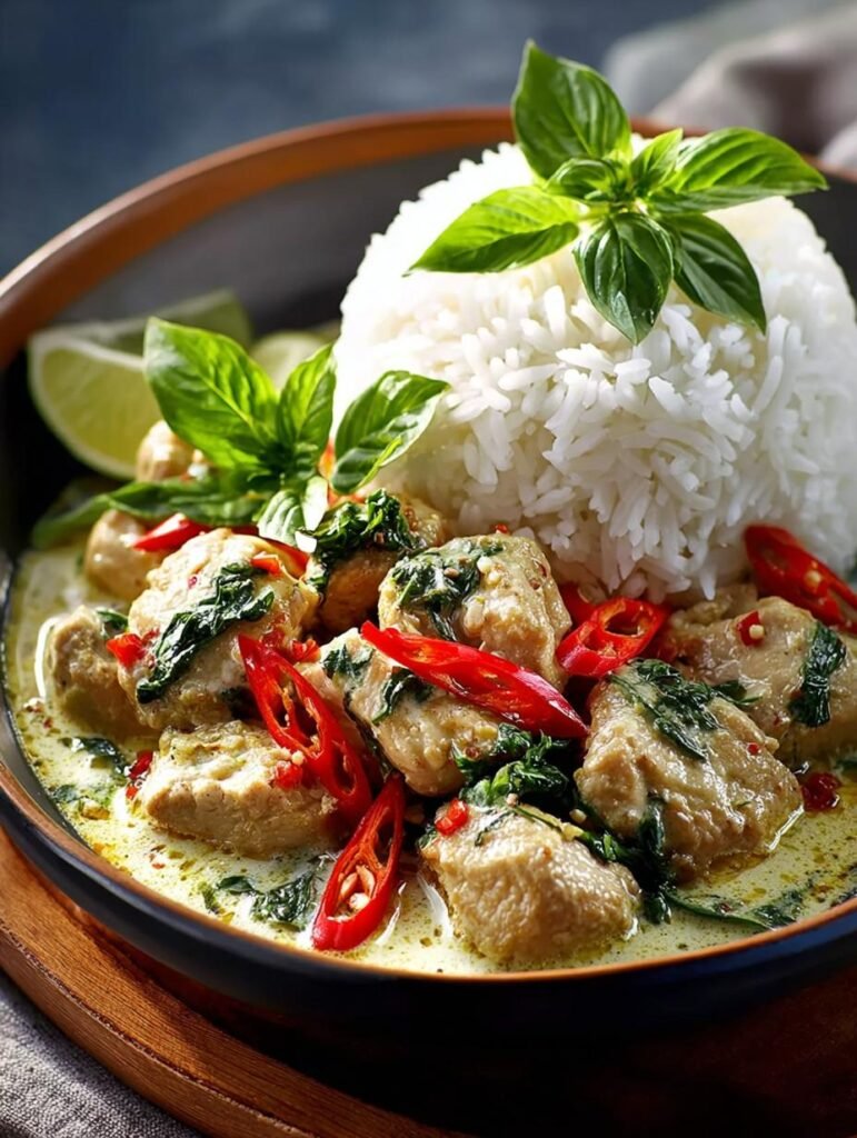 Basil Chicken with Coconut