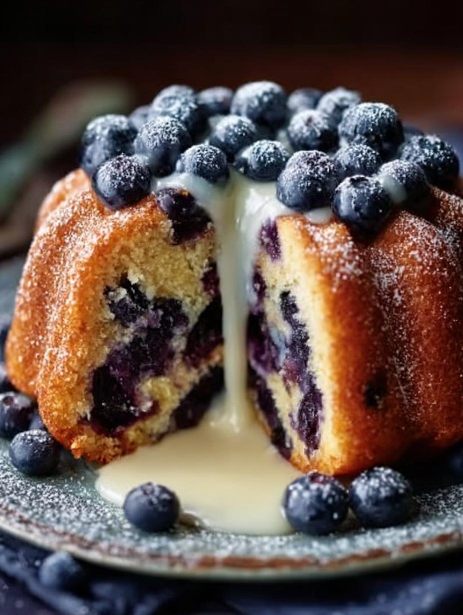 Blueberry Breakfast Bundt Cake