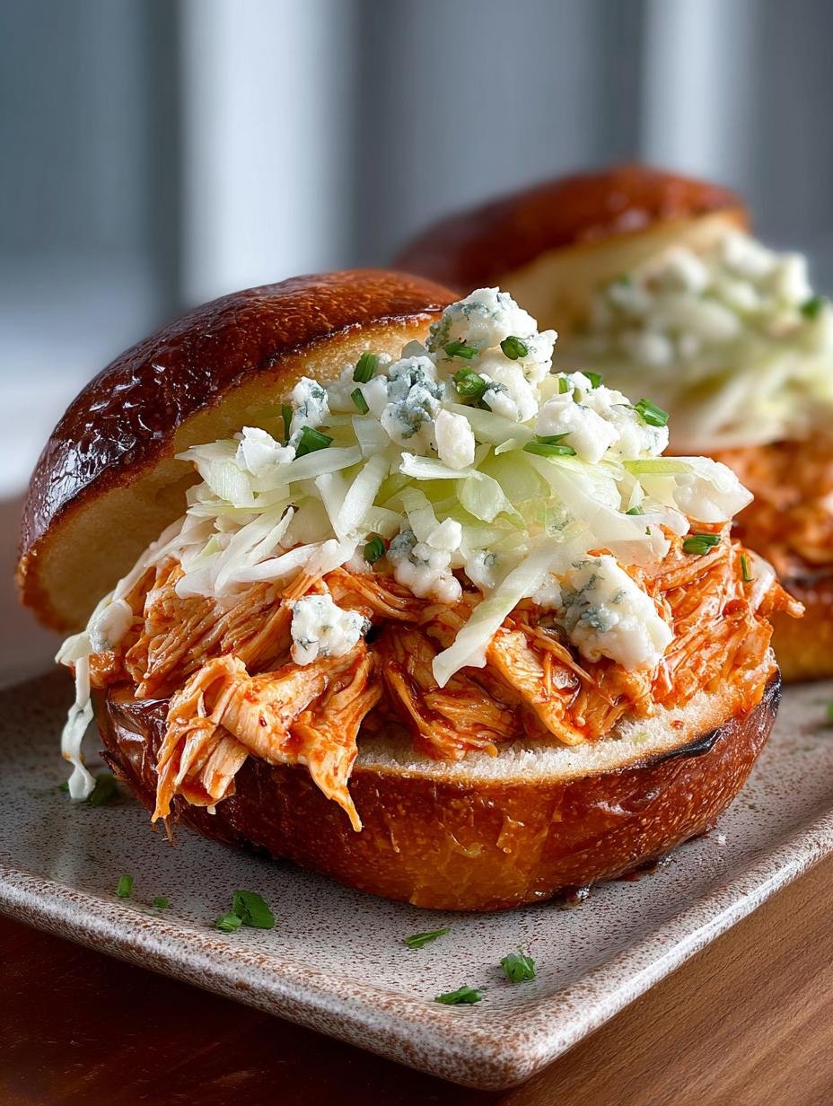 Delicious Buffalo Chicken Blue Cheese Slaw Burgers 2 Delicious Buffalo Chicken Blue Cheese Slaw Burgers - Buffalo Chicken Blue Cheese - main visual representation