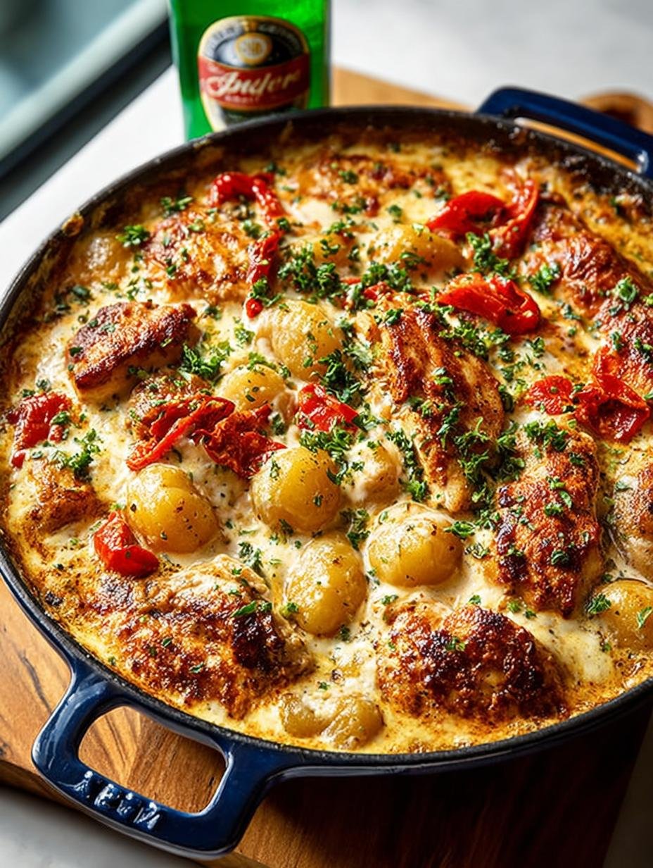 Cajun Chicken Gnocchi Bake: 5-Star Comfort Dish - Cajun Chicken Gnocchi Bake - additional detail
