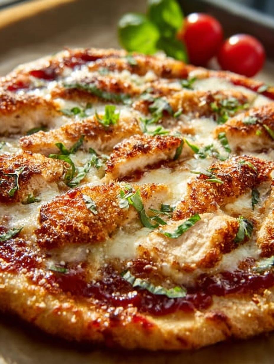 Chicken Parmesan Pizza Incredible Easy to Make at Home - Chicken Parmesan Pizza Incredible - additional detail