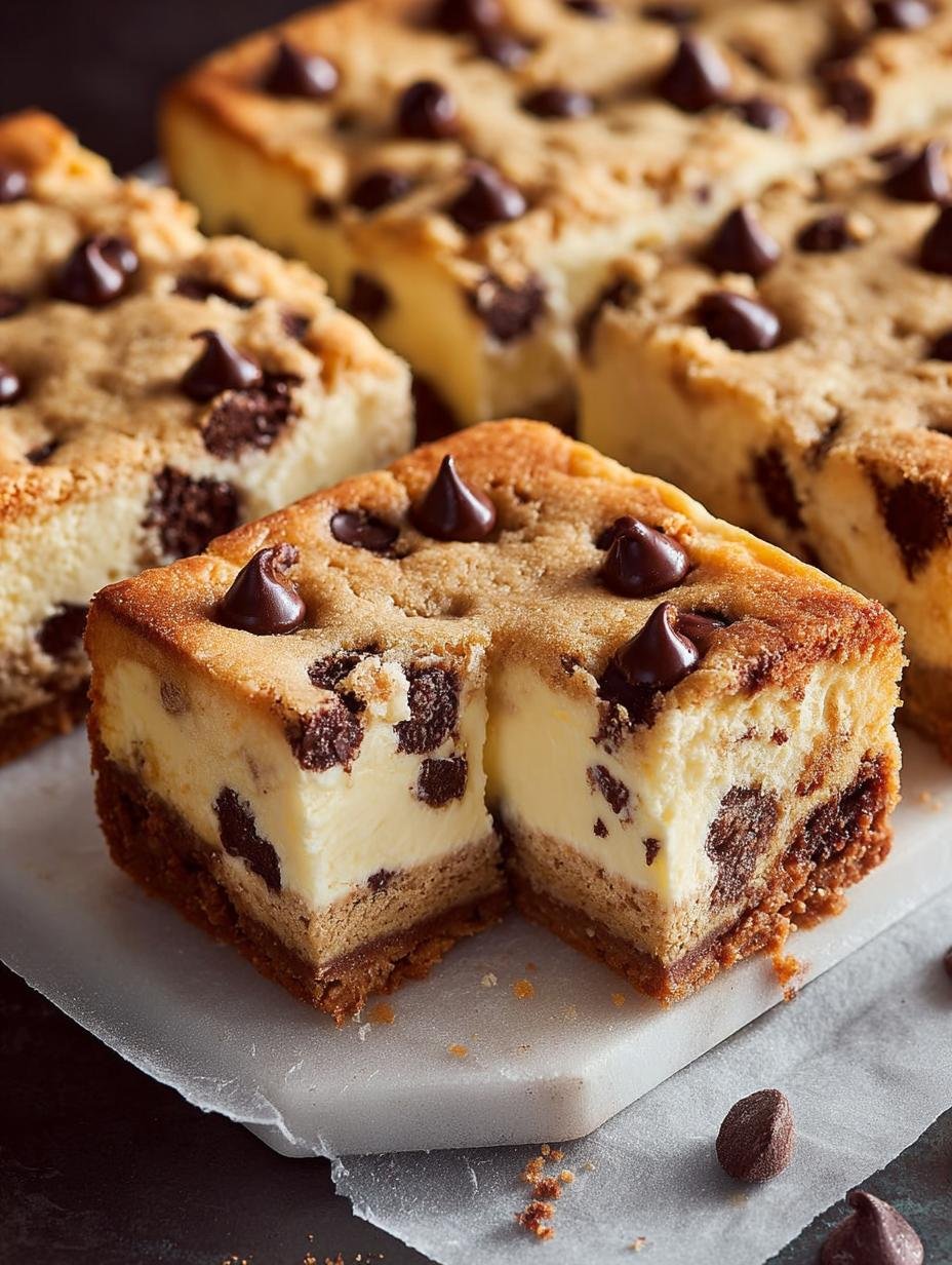 Chocolate Chip Cookie Cheesecake: 7 Irresistible Layers - Chocolate Chip Cookie Cheesecake - additional detail