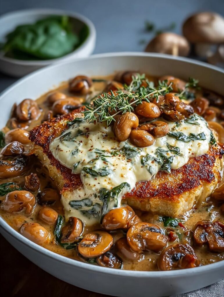 Creamy White Bean Mushroom