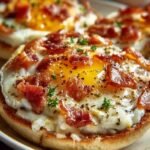 English Muffin Breakfast Pizzas