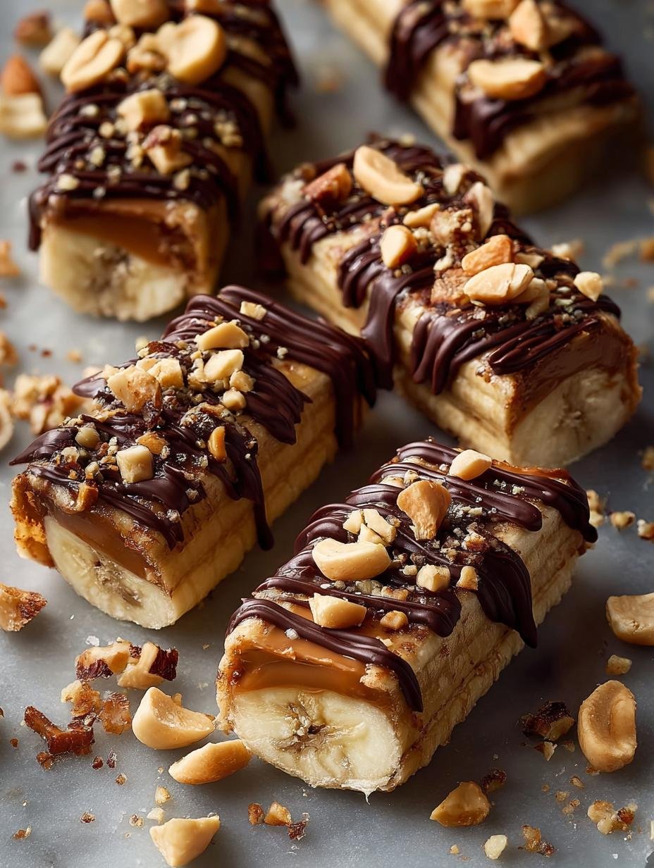 Frozen Banana Snickers Bites: A Guilt-Free Delight 3 Frozen Banana Snickers Bites: A Guilt-Free Delight - Frozen Banana Snickers Bites - additional detail