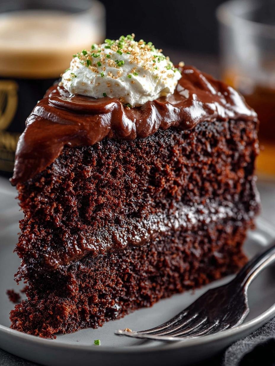 Moist Guinness Chocolate Cake